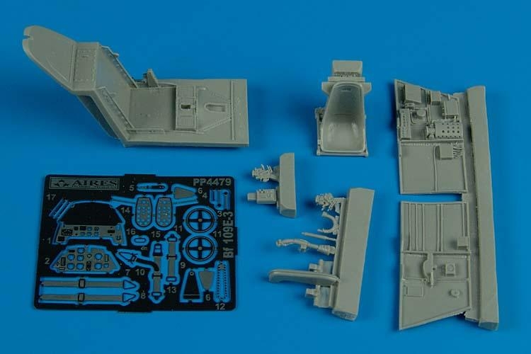 1/48 Bf 109E-3 cockpit set