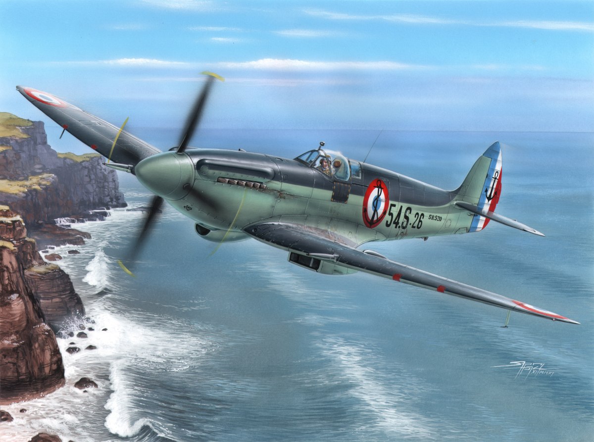 Plastikový model letadla 1/48 Seafire Mk.15 Aeronavle Service