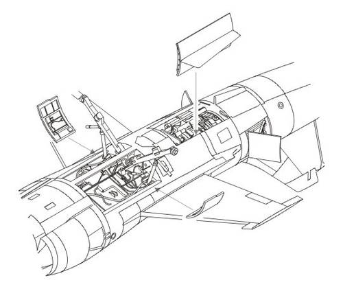 1/72 F-104S/G - engine set for HAS