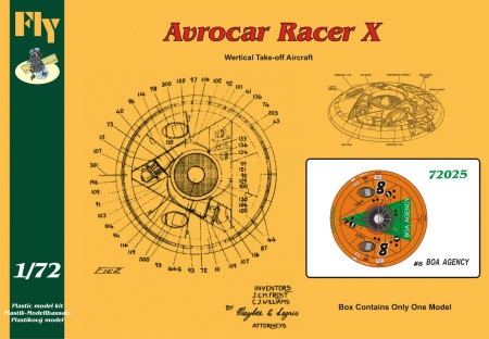 1/72 Avrocar Racer X  Boa Agency