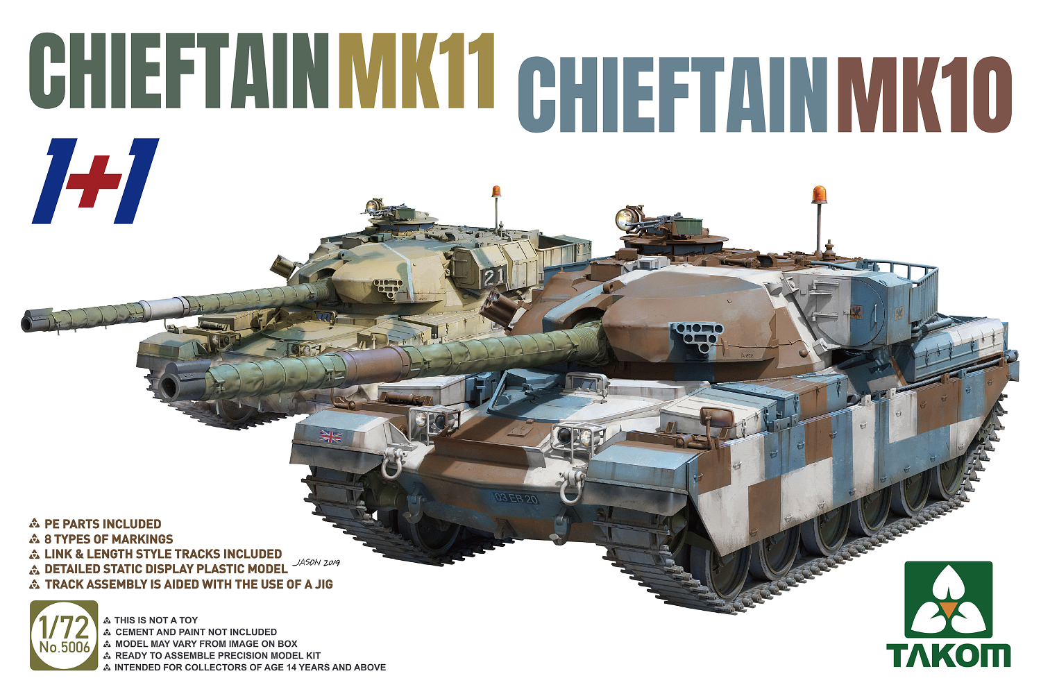 1/72 Chieftain Mk.10 + Mk.11 Combo