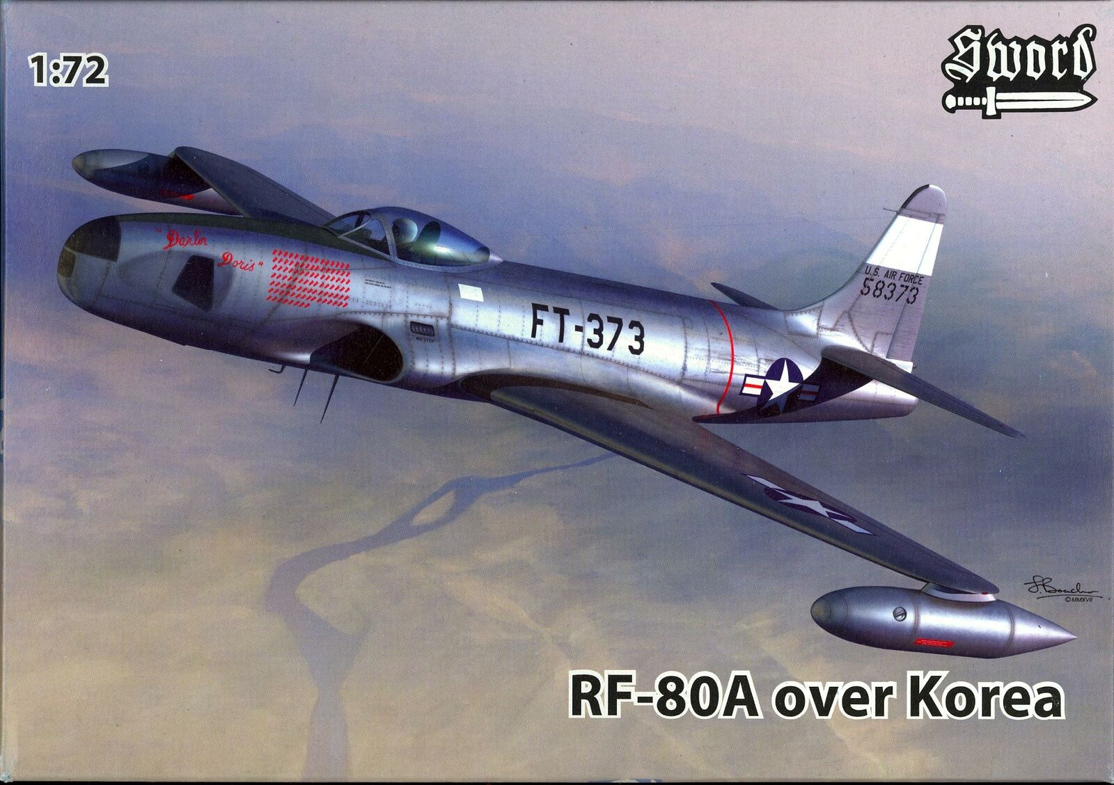 1/72 RF-80A over Korea