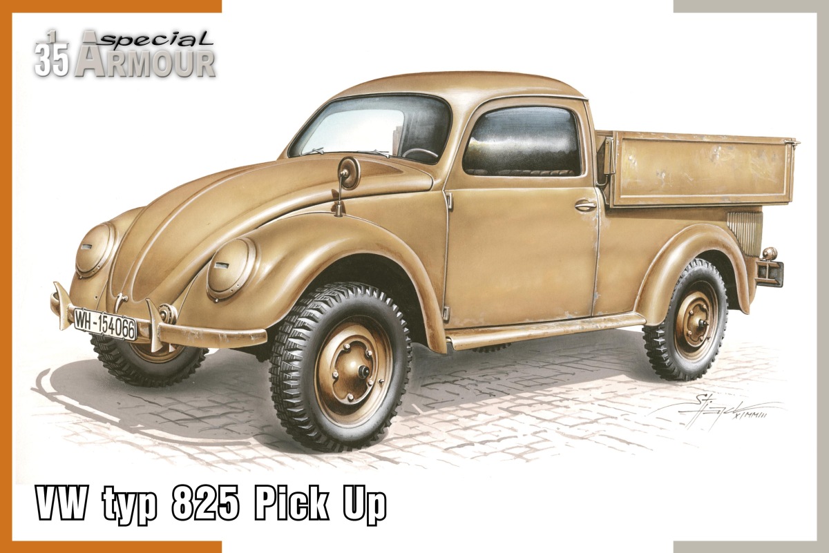 Plastikový model vozidla 1/35 VW type 825 Pick Up