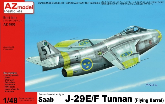 1/48 Saab J-29E/F Tunnan