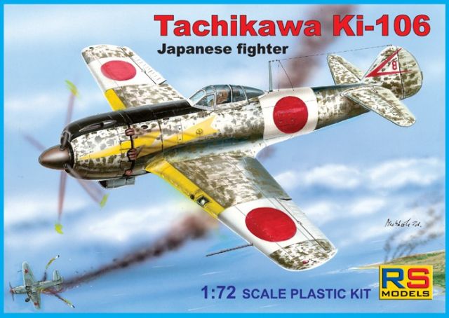 Plastikový model letadla 1/72 Tachikawa Ki-106 Home def 2 decal v. for Japan, Manchoukuo 