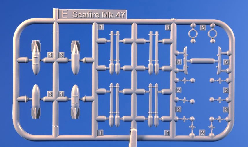 Plastikový model letadla 1/72 British Post-war Underwing Armament