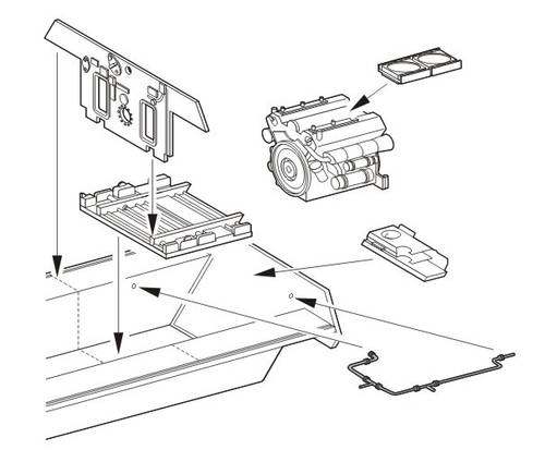 1/72 Sd.Kfz. 173 Jagdpanther Engine set for Drag.