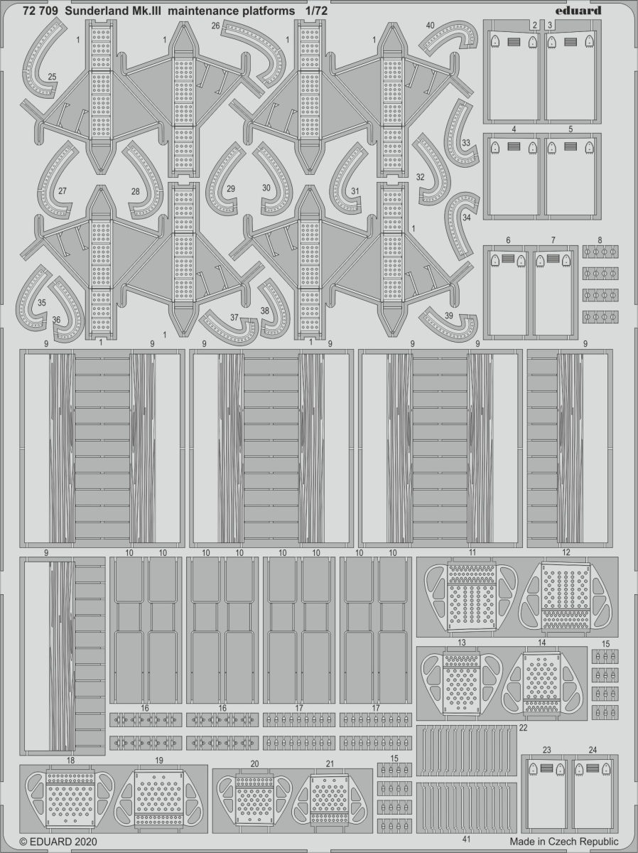 1/72 Sunderland Mk.III maintenance platforms for SPECIAL HOBBY kit