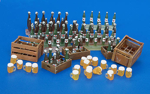 1/35 Beer bottles and crates