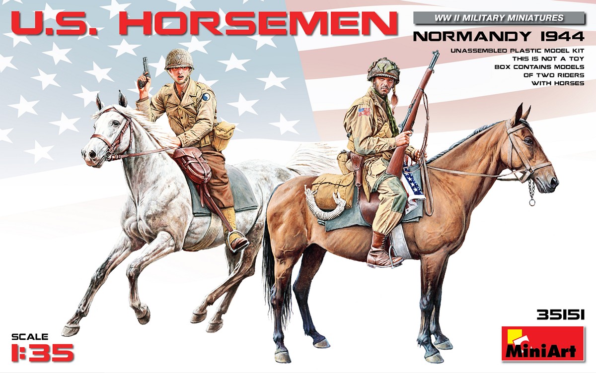 1/35 U.S. Horsemen. Normandy 1944