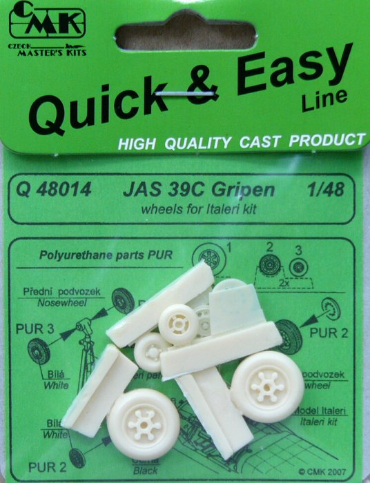 1/48 JAS 39C Gripen Wheels for ITA