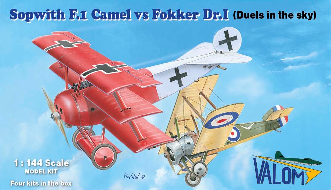 1/144 Sopwith F.1 Camel vs Fokker Dr.I