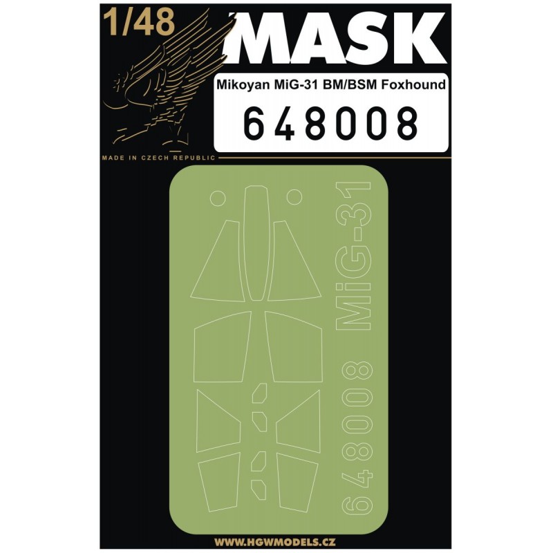 1/48 MiG-31 BM/BSM - Masks - AMK