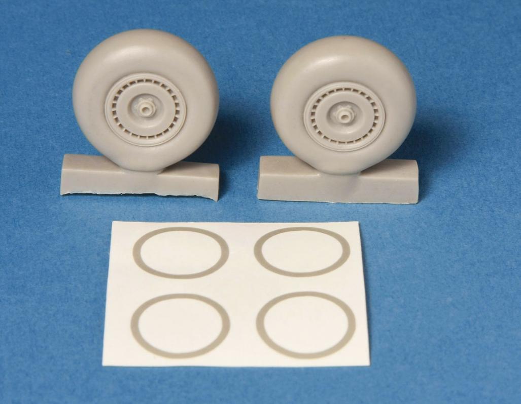 1/48 Do-217 Main wheels - Resin + Mask for Revell/Monogram