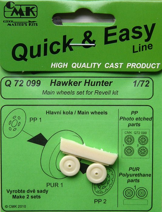 1/72 Hawker Hunter Wheels for REV