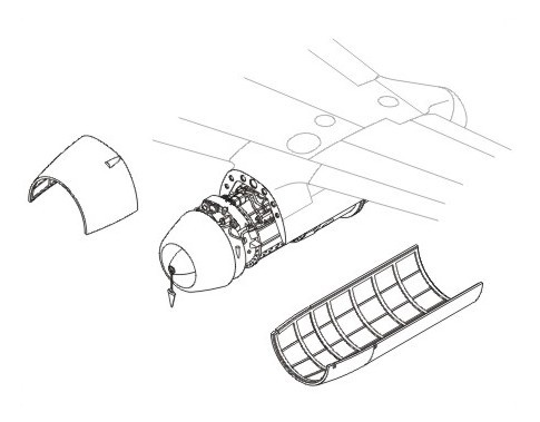 1/48 Me 262A/B - engine set for REV (Jumo-004)