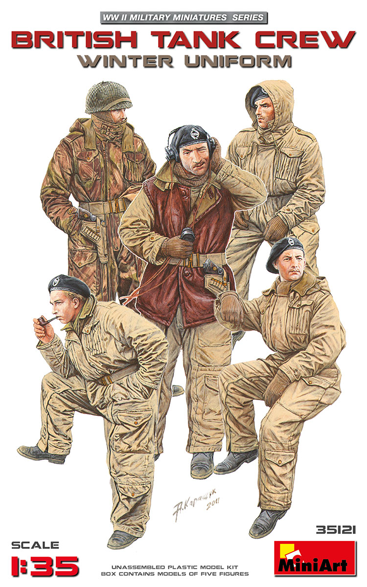 1/35 British Tank Crew (Winter Uniform)