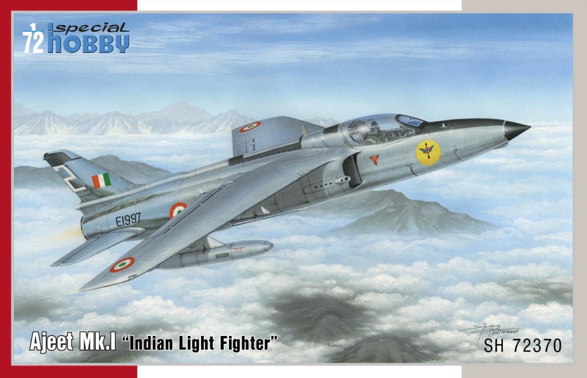 Plastikový model letadla 1/72 HAL Ajeet Mk.I Indian Light Fighter