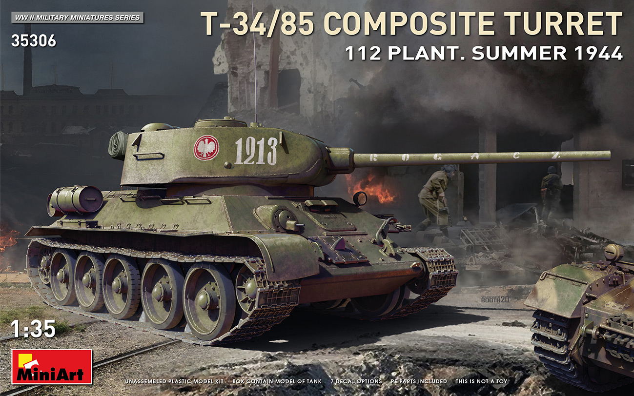 1/35 T-34-85 Composite Turret. 112 Plant. Summer 1944