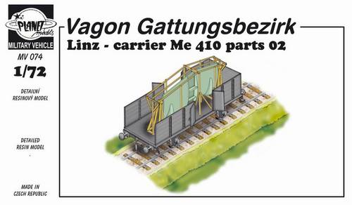 1/72 Wagon Linz carrier Me 410 parts 02