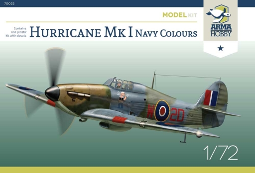 1/72 Hurricane Mk I Navy Colours Model Kit