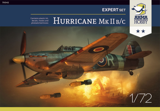 1/72 Hurricane Mk IIb/c Expert Set