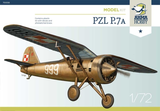 1/72 PZL P.7a Model Kit