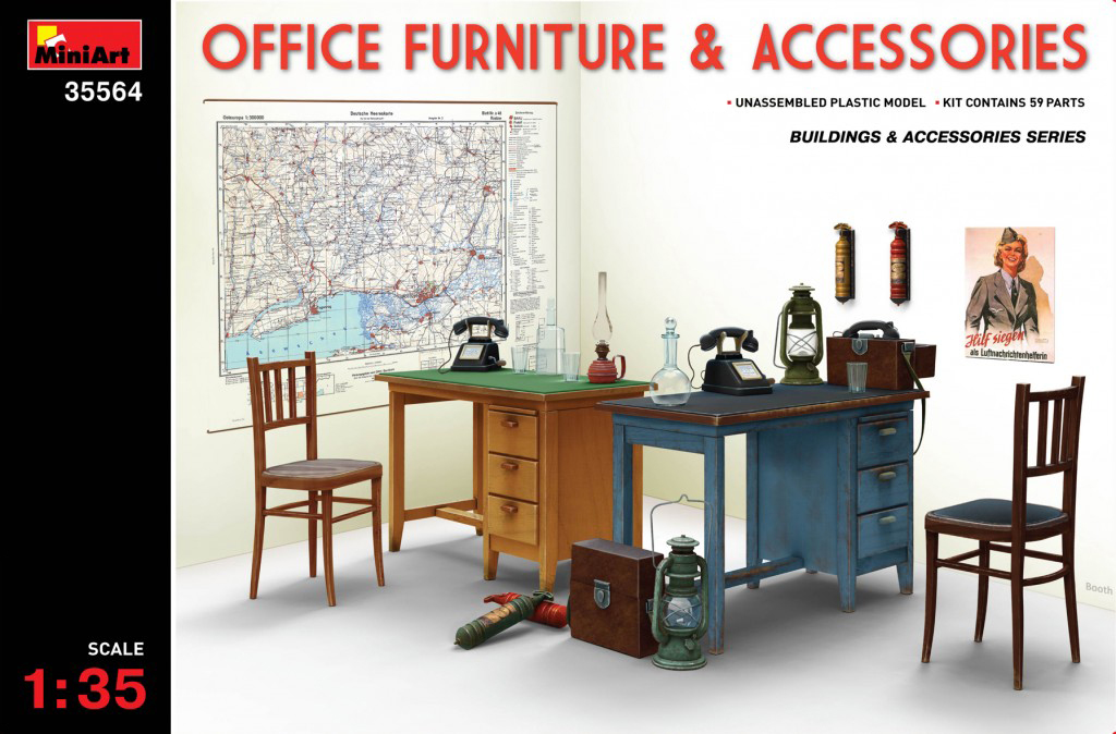 1/35 Office Furniture & Accessories 