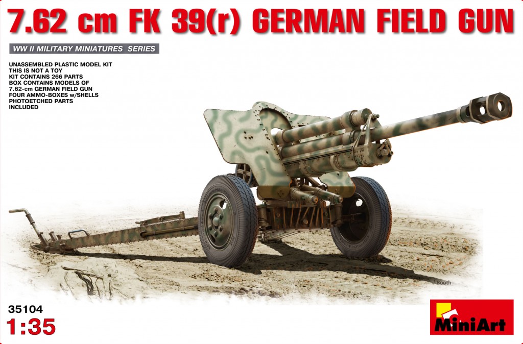 1/35 7,62 cm F.K. 39 ® German Field Gun