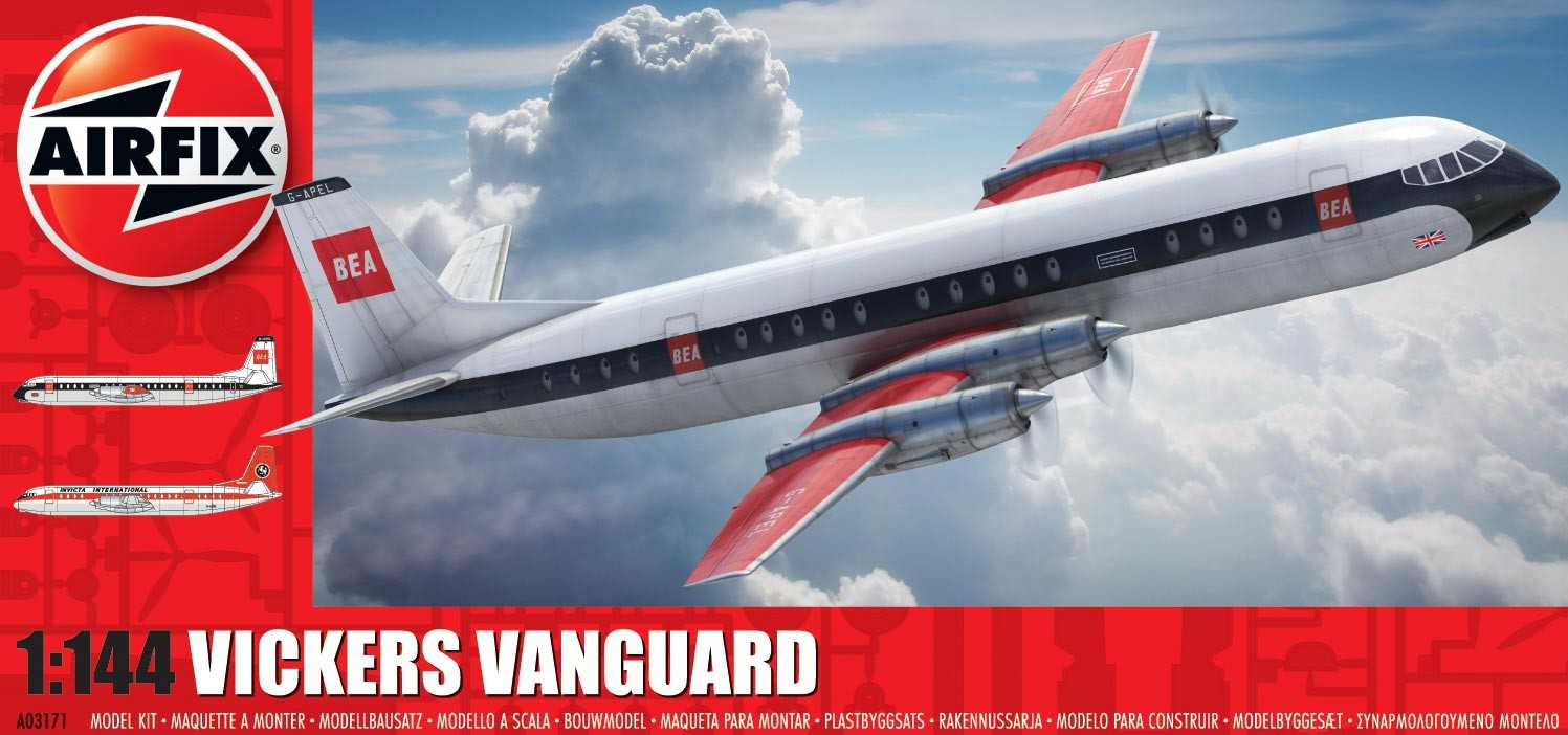 Classic Kit letadlo A03171 - Vickers Vanguard (1:144) - reedice