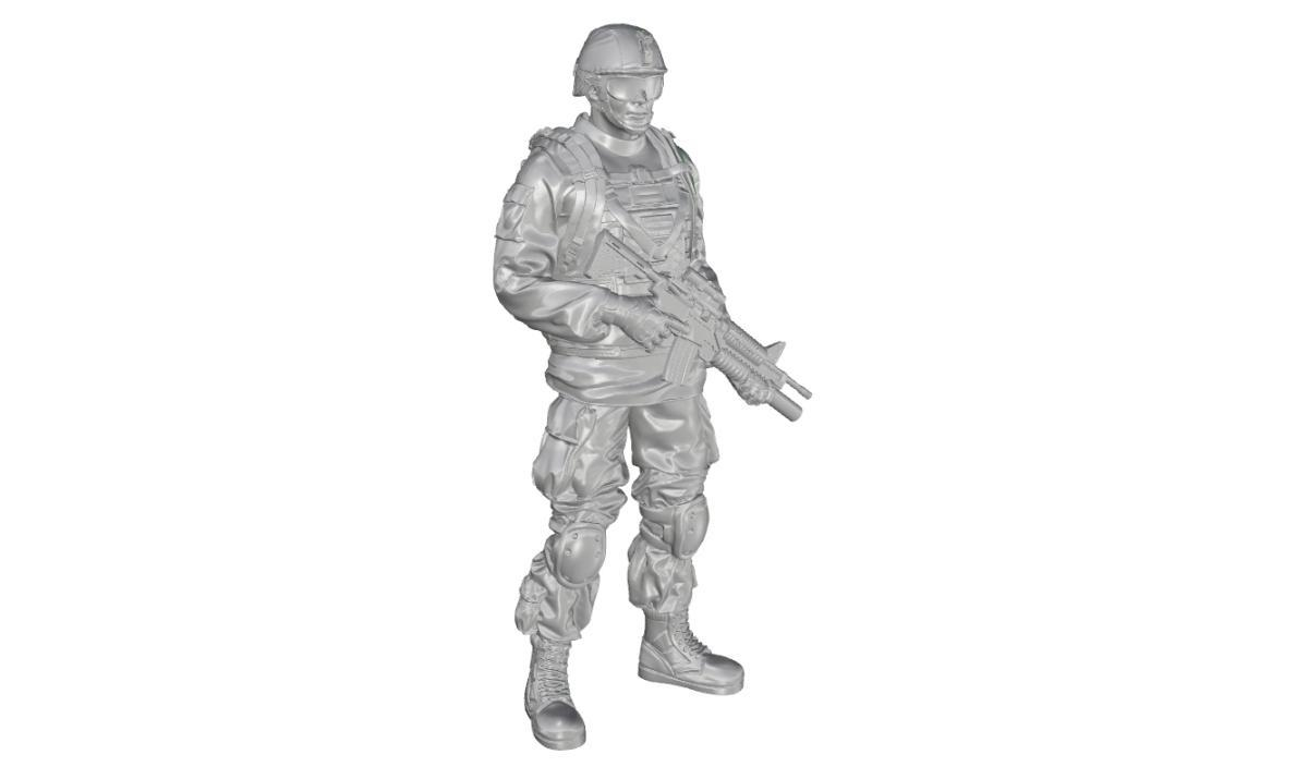 1/35 Commanding Officer (standing), US Army Infant