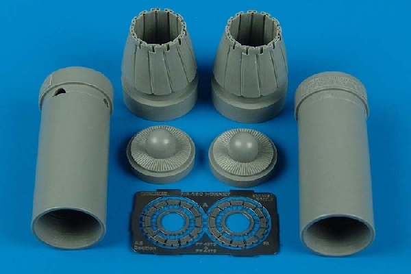 1/48 F/A-18A Hornet exhaust nozzles - closed posit