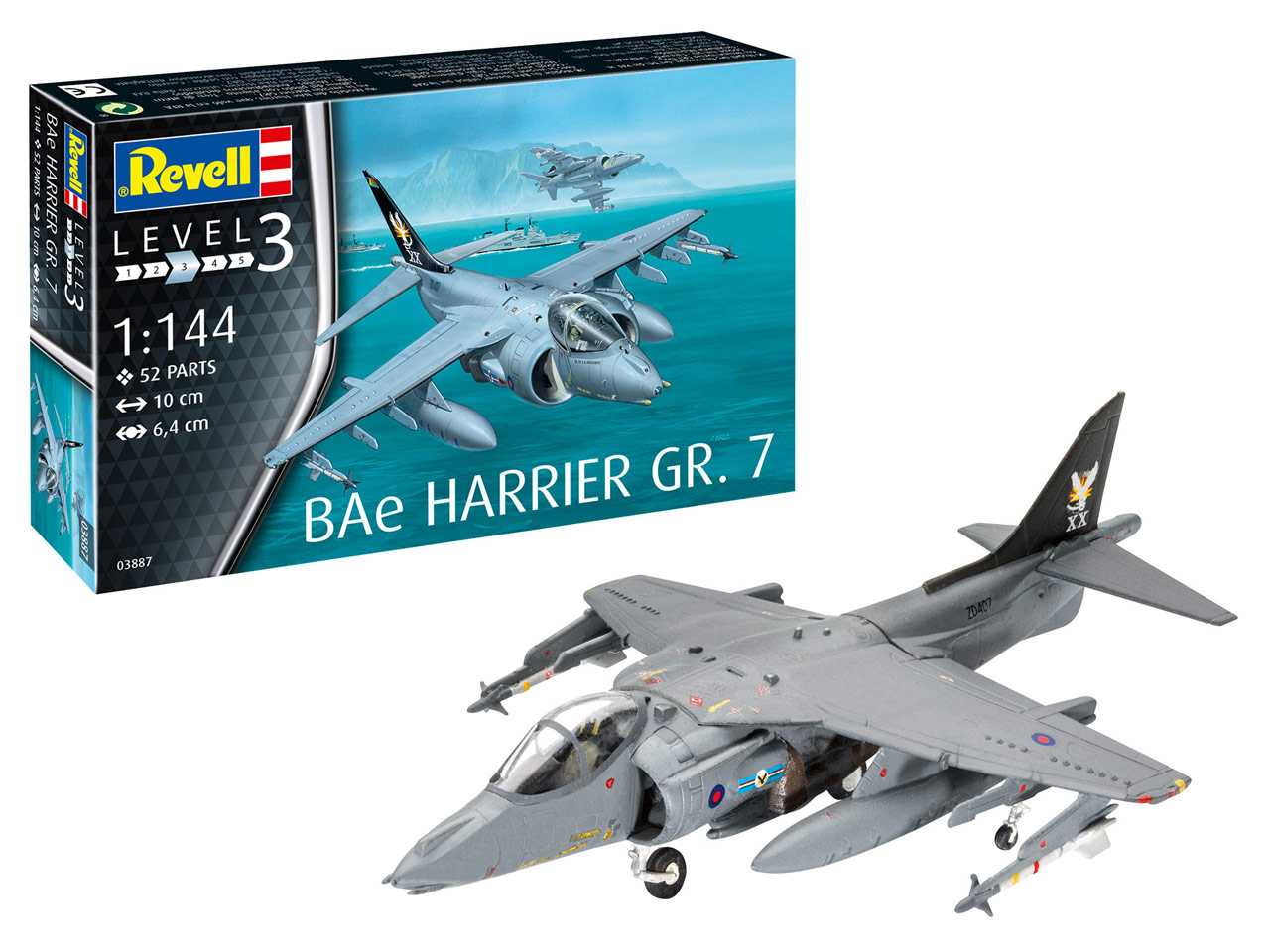 ModelSet letadlo 63887 - BAe Harrier GR.7 (1:144)