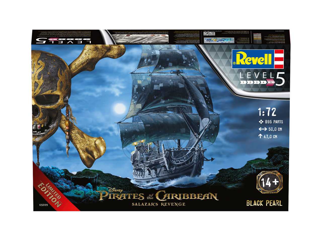 Plastic ModelKit loď Limited Edition 05699 - Black Pearl (1:72)