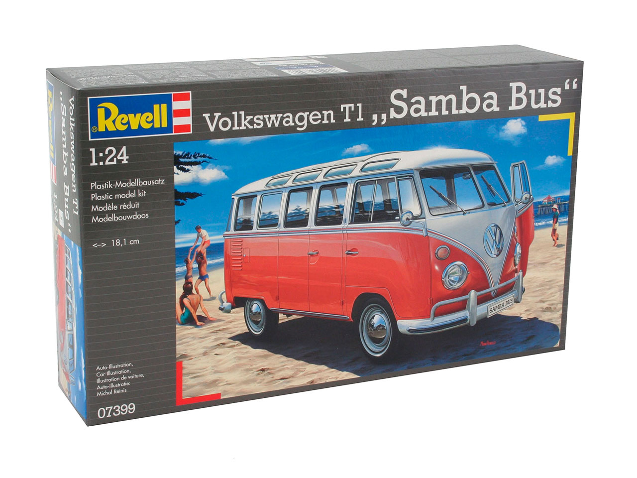 Plastic ModelKit auto 07399 - VW T1 SAMBA BUS (1:24)