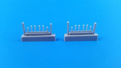 1/72 Barrels for 0.303  Browning machine guns (12