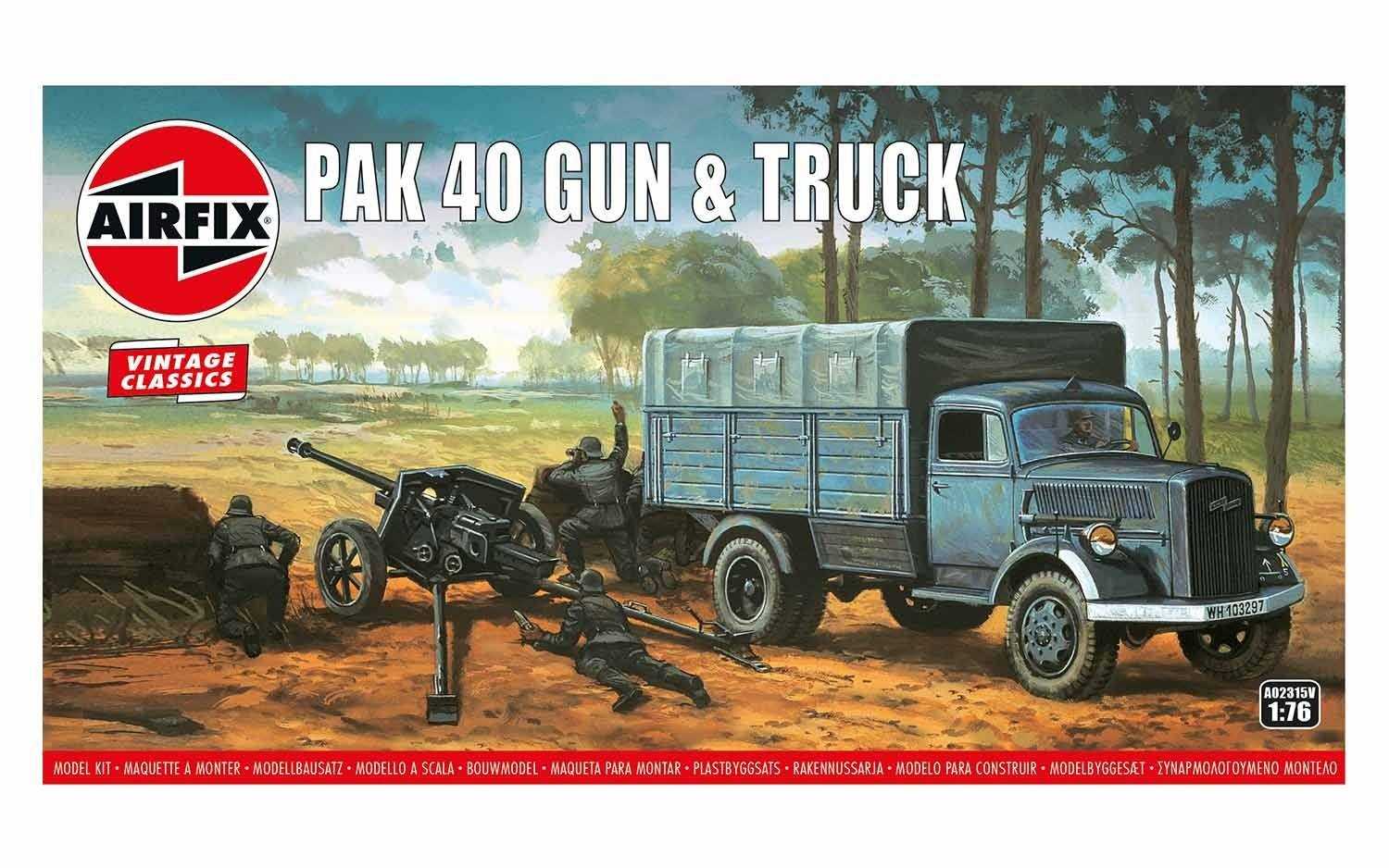 Classic Kit VINTAGE military A02315V - PAK 40 Gun & Truck (1:76)