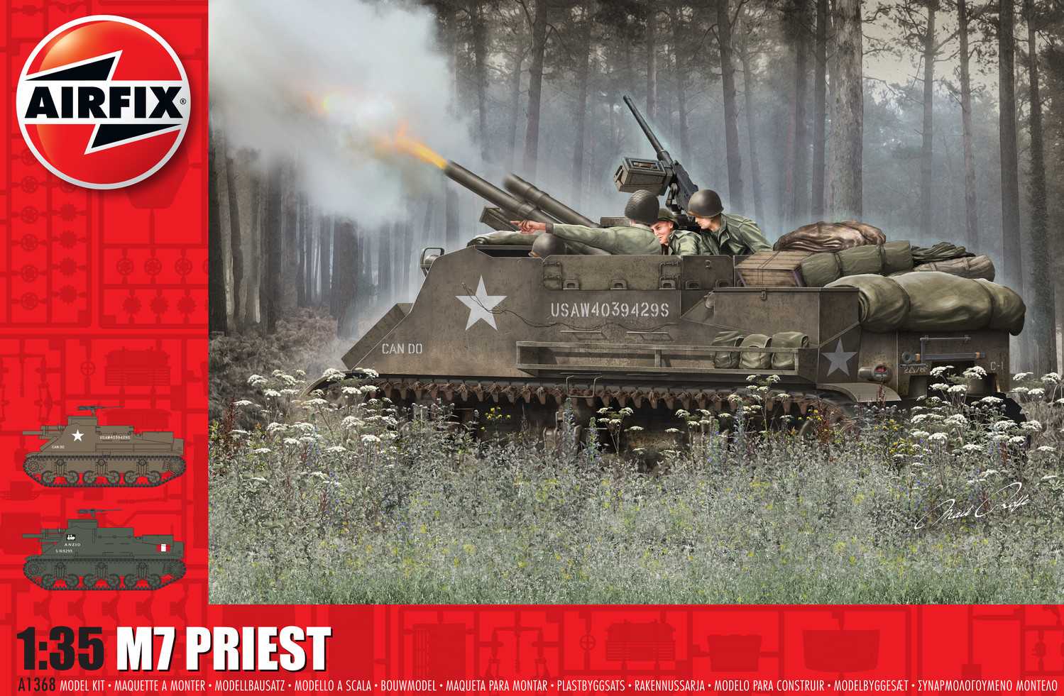 Classic Kit tank A1368 - M7 Priest (1:35)