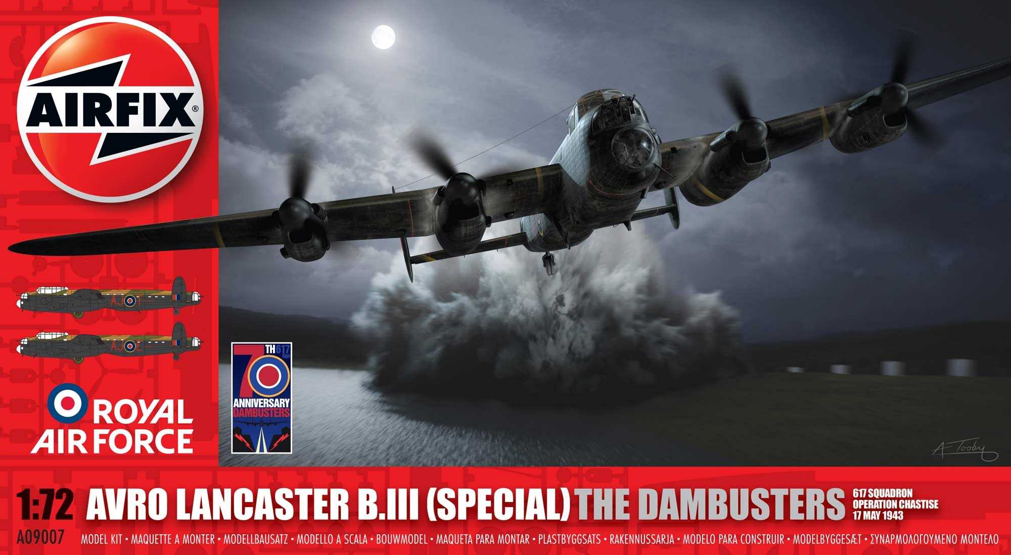 Classic Kit letadlo A09007 - Avro Lancaster 'Dambusters’ (1:72)