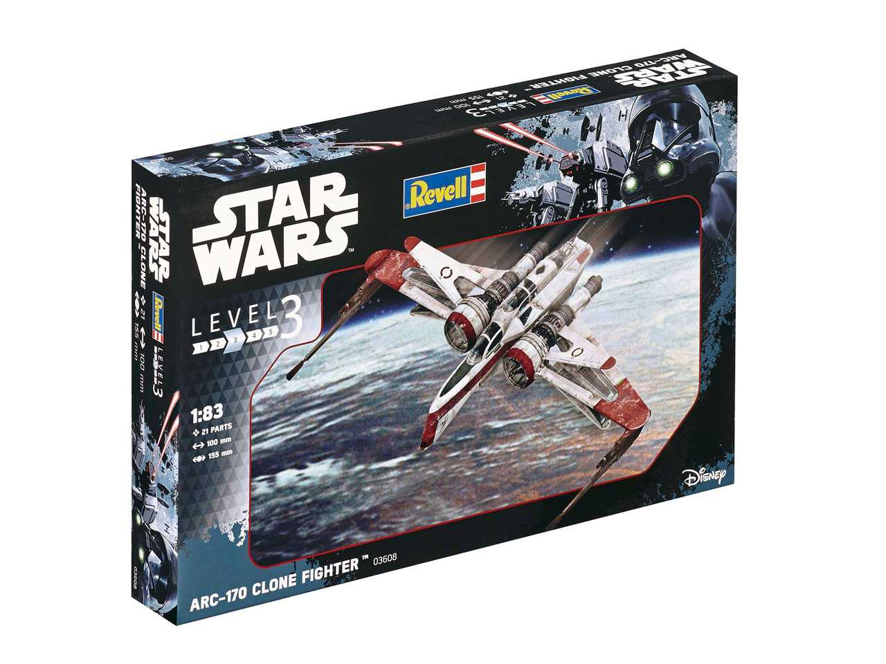 Plastic ModelKit SW 03608 - ARC-170 Clone Fighter (1:83)