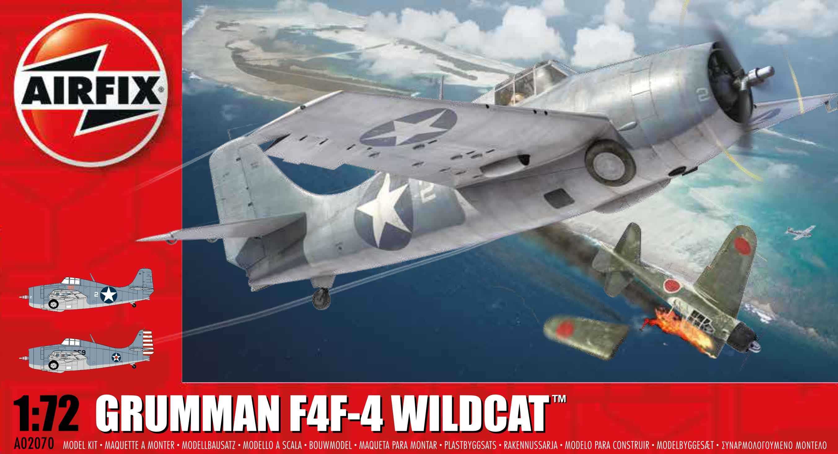 Classic Kit letadlo A02070 - Grumman Wildcat F4F-4 (1:72) - nová forma