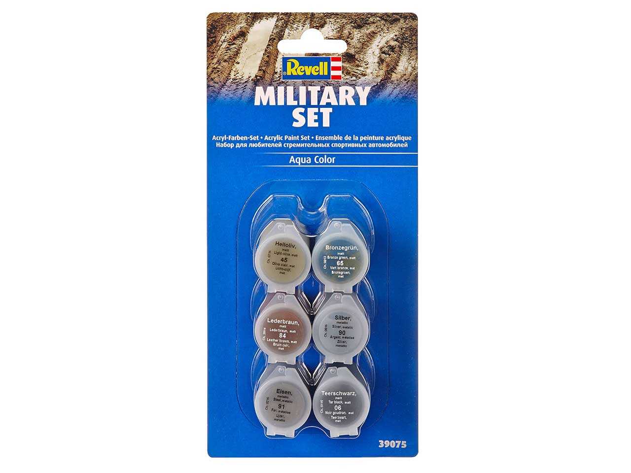 Sada barev Aqua Color 39075 - Military Set