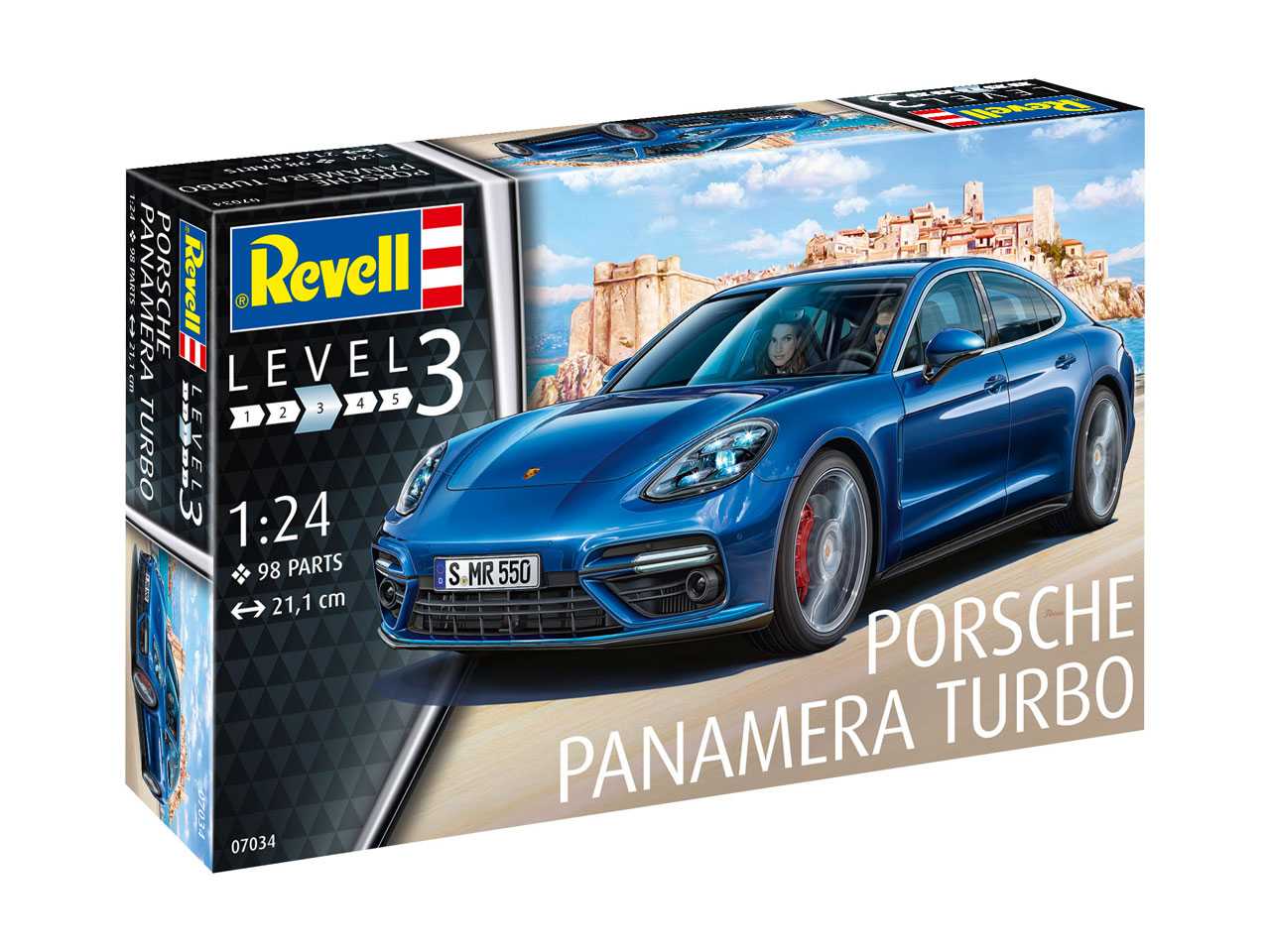 Plastic ModelKit auto 07034 - Porsche Panamera Turbo (1:24)