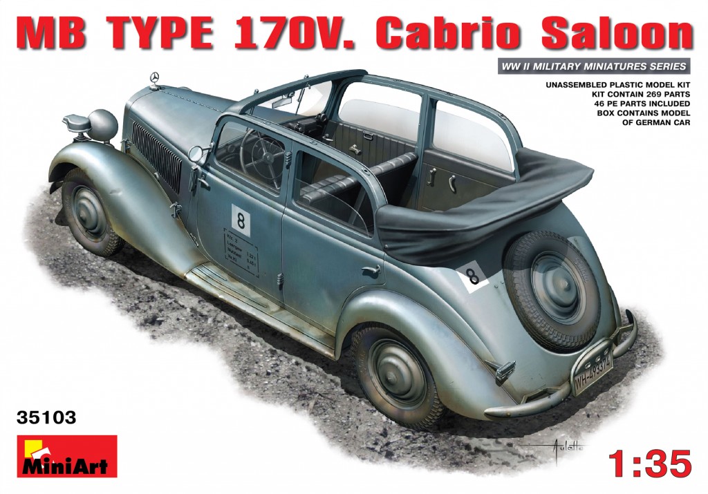 1/35 MB Typ 170V. Cabrio Saloon