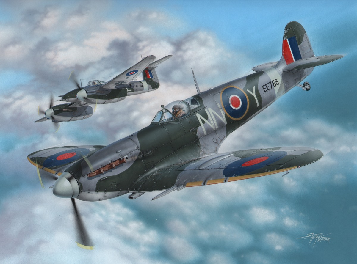 1/48 Spitfire Mk.VC Czechoslovak Squadrons