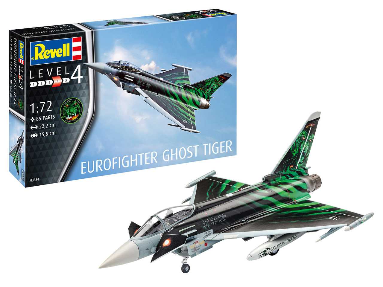 ModelSet letadlo 63884 - Eurofighter "Ghost Tiger " (1:72)