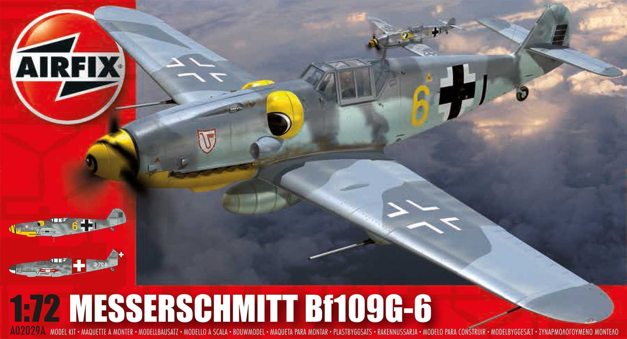 Classic Kit letadlo A02029A - Messerschmitt Bf109G-6 (1:72)