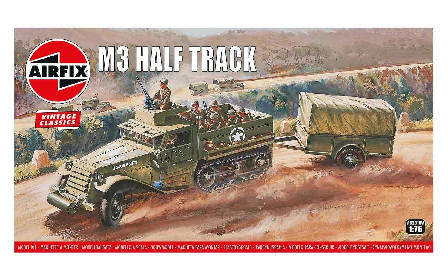 Classic Kit VINTAGE military A02318V - M3 Half Track & 1 Ton Trailer (1:76)