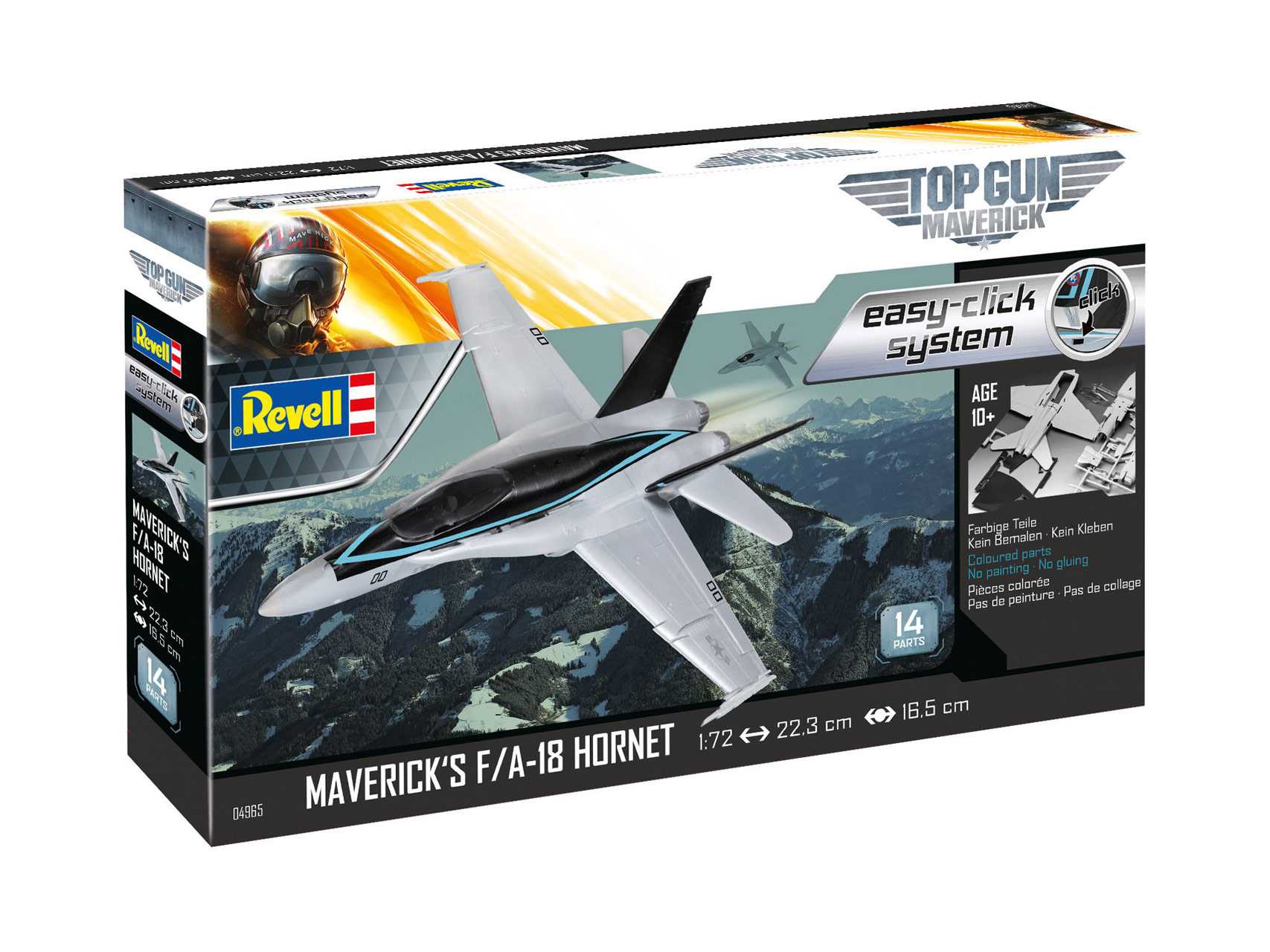 EasyClick letadlo 04965 - Maverick's F/A-18 Hornet "Top Gun" (1:72)