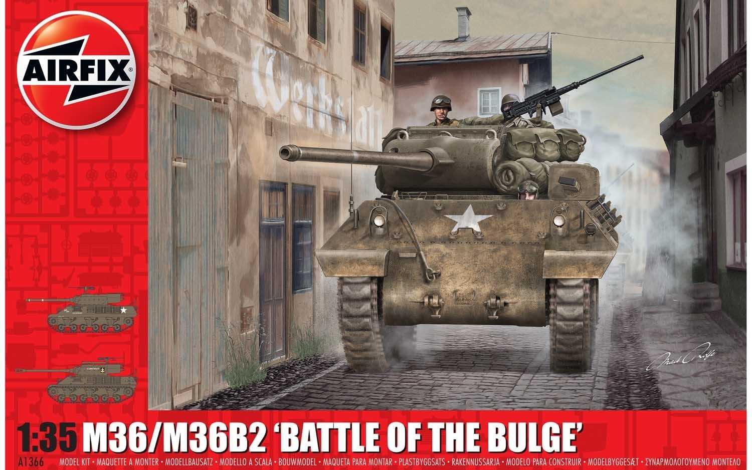 Classic Kit tank A1366 - M36/M36B2 "Battle of the Bulge" (1:35)